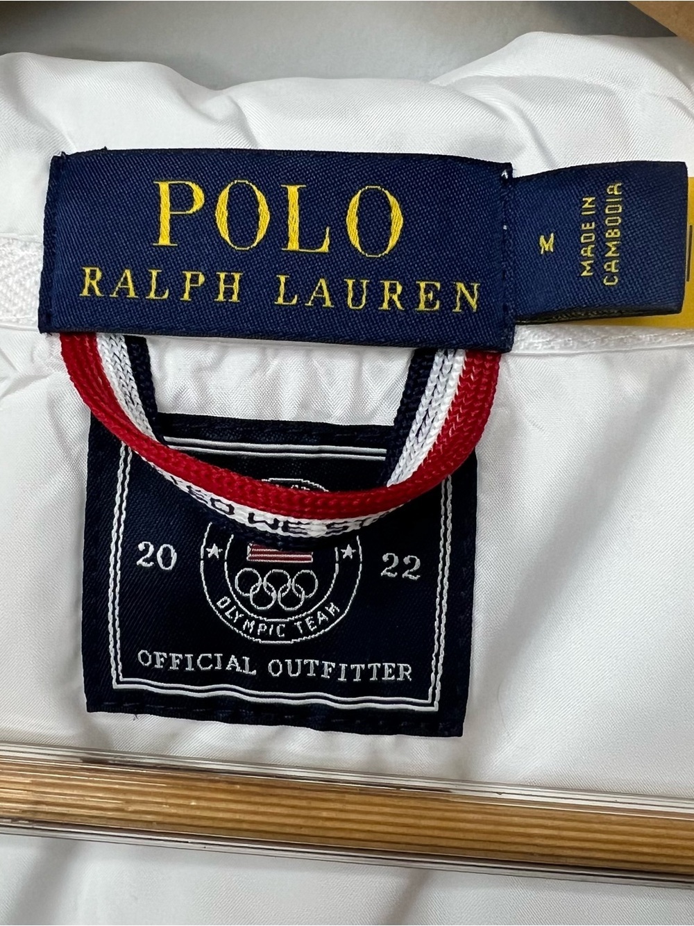 Polo Ralph Lauren Team USA 2022 Olympic Games Hybrid Puffer Jacket - Picture 4 of 12